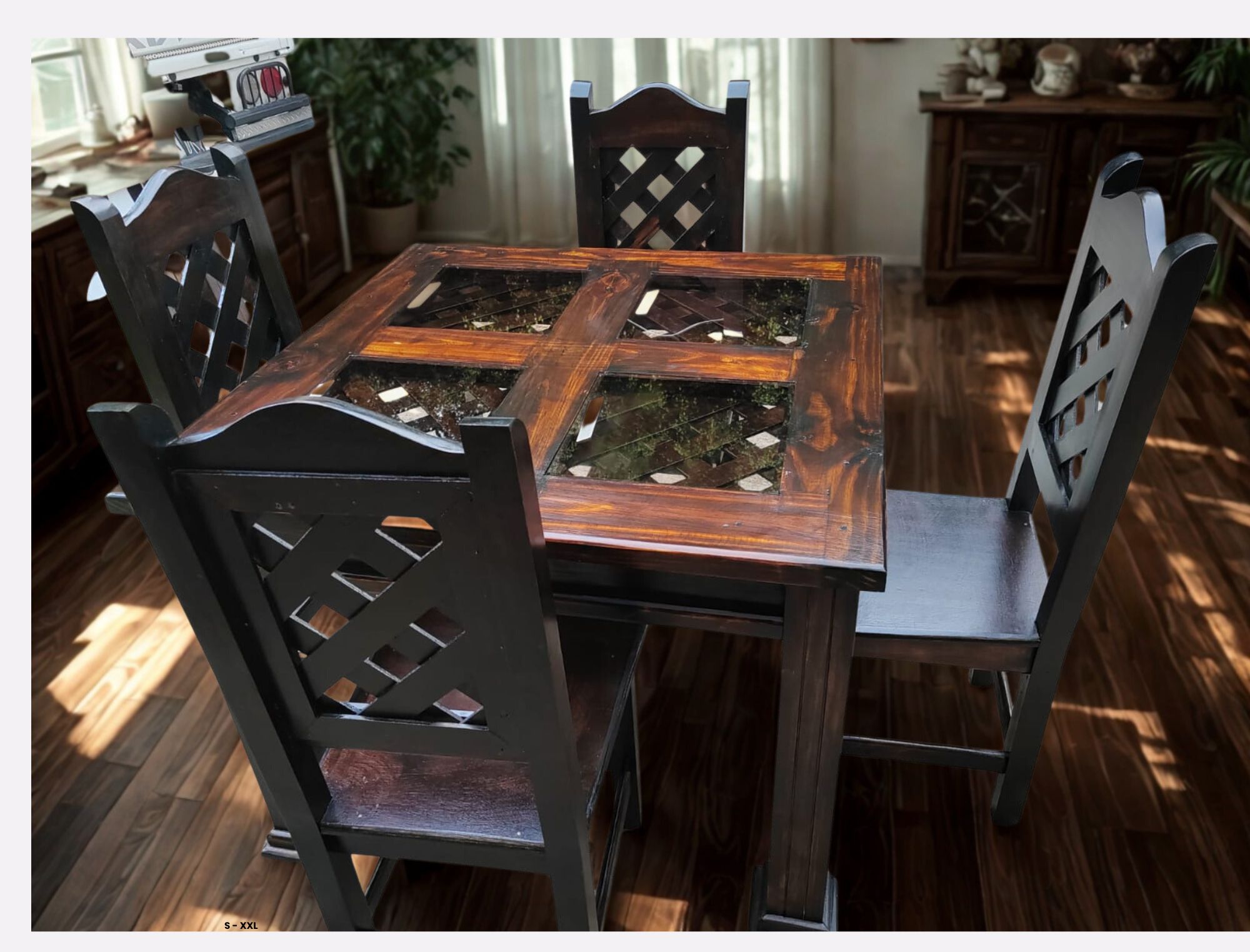 comedor estilo celosia